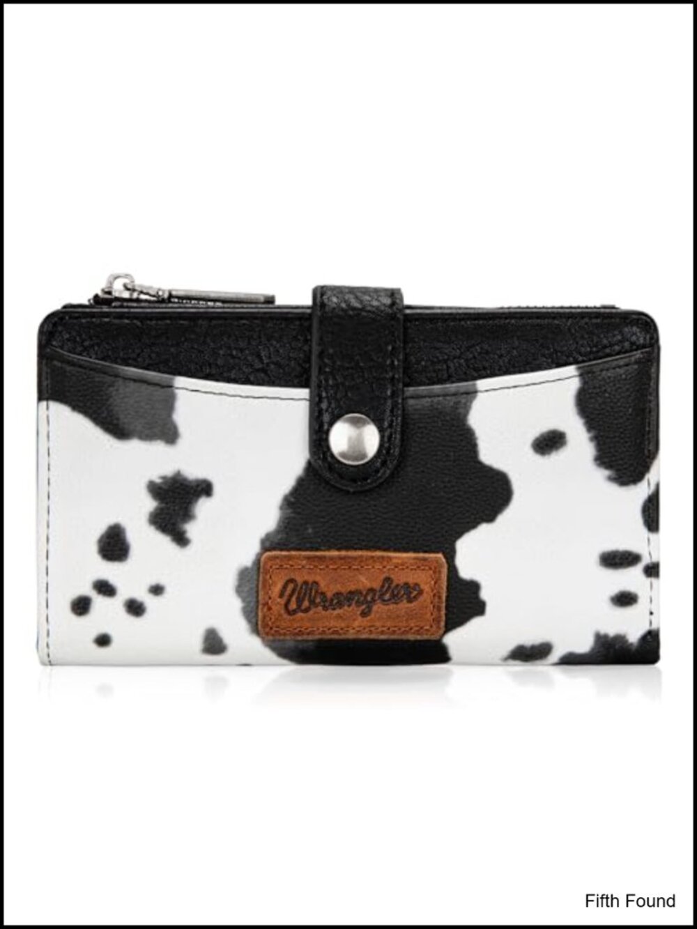 Women's Bifold Card Holder Wallet with Zipper and ID Window